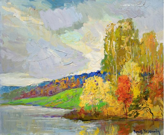 "Autumn on the Oskol river"