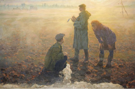 "Morning at the field"