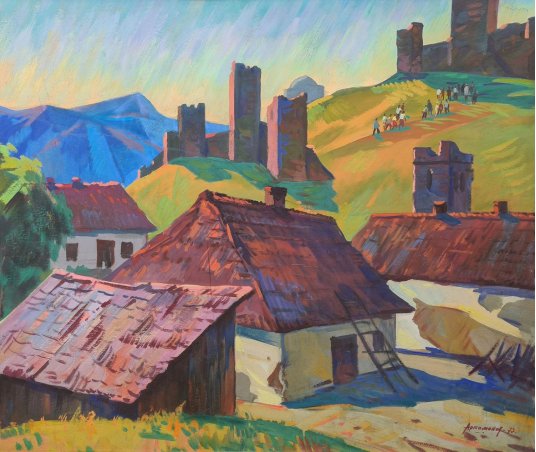 "Houses under the hill"