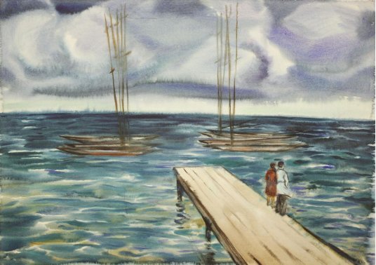 "Pier at the sea"