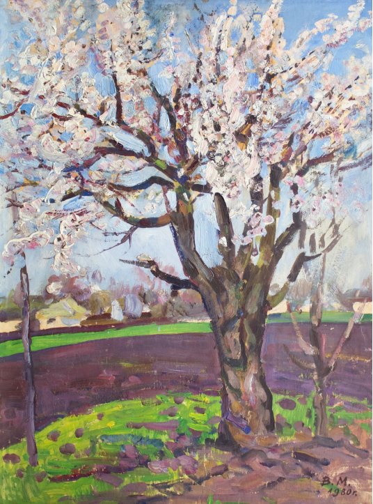 "Цвіте дерево/На початку весни (двостороння)"