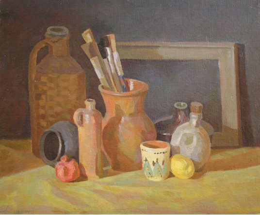 "Still life with brushes"