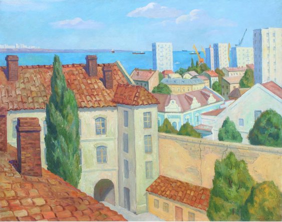 "Odessa. View from the Mother-in-law's bridge"