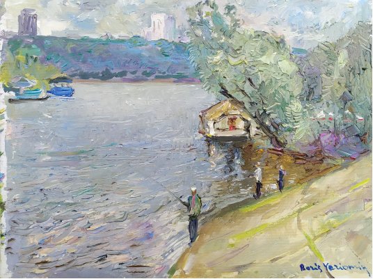 "Fishermen on the banks of the Dnieper"