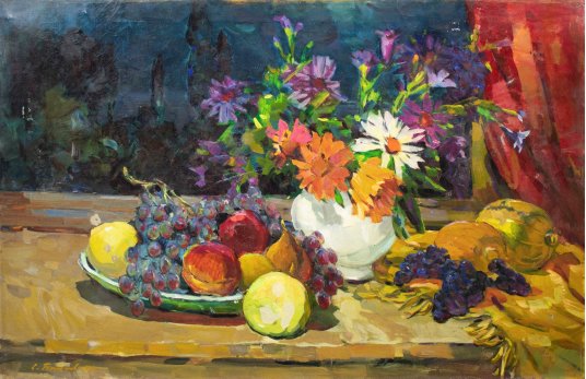 "Flowers and fruits"