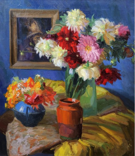 "Still life with flowers"